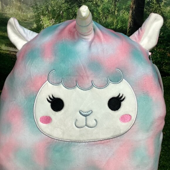 Squishmallow Large 16" Winona Rainbow Llama Unicorn Pegasus Stuffed Plush - Picture 2 of 14